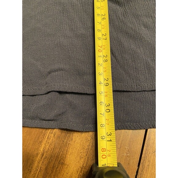 Boho Navy Blue Dress Embroidered Boho Sz Medium Peasant Hippie Short Sleeve Midi - Picture 14 of 16